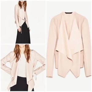 NWT Zara Faux Leather Jacket